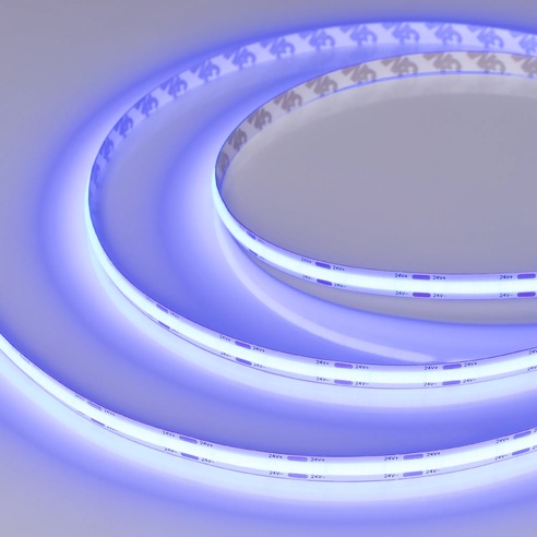 Лента светодиодная COB-X544-8mm 24V Blue (11.5 W/m, IP20, CSP, 5m) (Arlight, -)