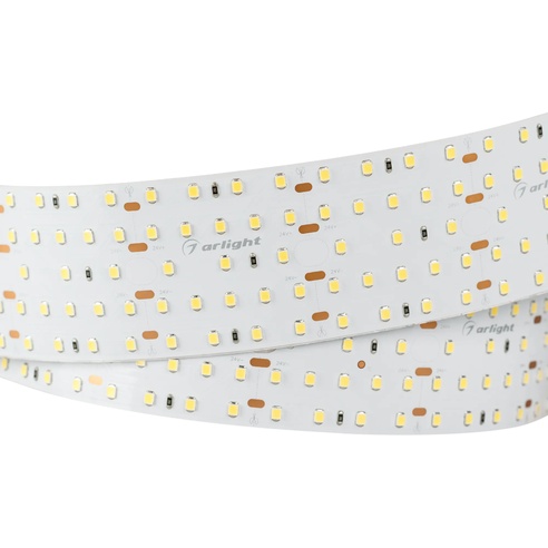 Лента светодиодная S2-2500 24V Warm 3000K 52mm (2835, 420 LED/m, LUX) (Arlight, 30 Вт/м, IP20)