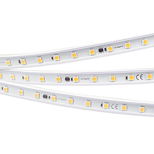 Лента светодиодная герметичная ARL-PV-B54-15.5mm 230V Warm3000 (8 W/m, IP65, 5060, 10m) (Arlight, -)