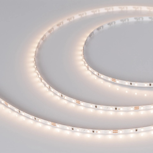 Лента светодиодная MICROLED-M120-4mm 24V Warm3500 (9.6 W/m, IP20, 2216, 5m) (Arlight, узкая)