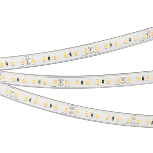 Лента светодиодная RTW-5000PU-2835-120 24V White6000 (10.5mm, 16.8W, IP68) (Arlight, Закрытый)