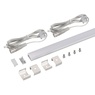 Набор для светодиодной подсветки ARL-KIT-SLIM-FC 24V Warm3000 (14,4 W/m, IP20, 2m) (Arlight, Алюминий+пластик)