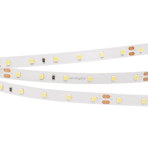 Лента светодиодная RT 2-5000 24V Warm2700 (2835, 300 LED, PRO) (Arlight, 7.2 Вт/м, IP20)