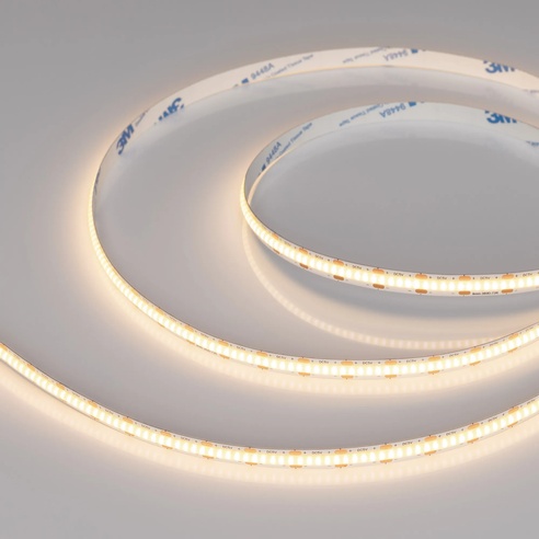 Лента светодиодная COB-X360-8mm 5V Warm3000 (5 W/m, IP20, CSP, 5m) (Arlight, -)