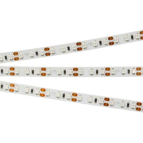 Лента светодиодная RT 2-5000 12V Red 2x (3528, 600 LED, LUX) (Arlight, 9.6 Вт/м, IP20)