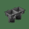 Светильник MS-FLOW-BUILT-S157x85-2x6W Warm3000 (BK, 38 deg, 230V) (Arlight, IP20 Металл, 5 лет)