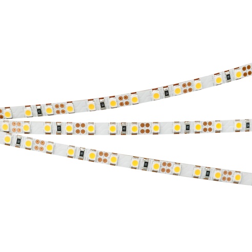 Лента светодиодная RT-A120-5mm 12V Cool 15K (9.6 W/m, IP20, 2835, 5m) (Arlight, 9.6 Вт/м, IP20)