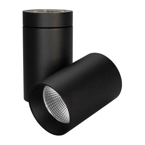 Светильник SP-POLO-SURFACE-TURN-R85-15W Warm3000 (BK-BK, 40 deg) (Arlight, IP20 Металл, 3 года)