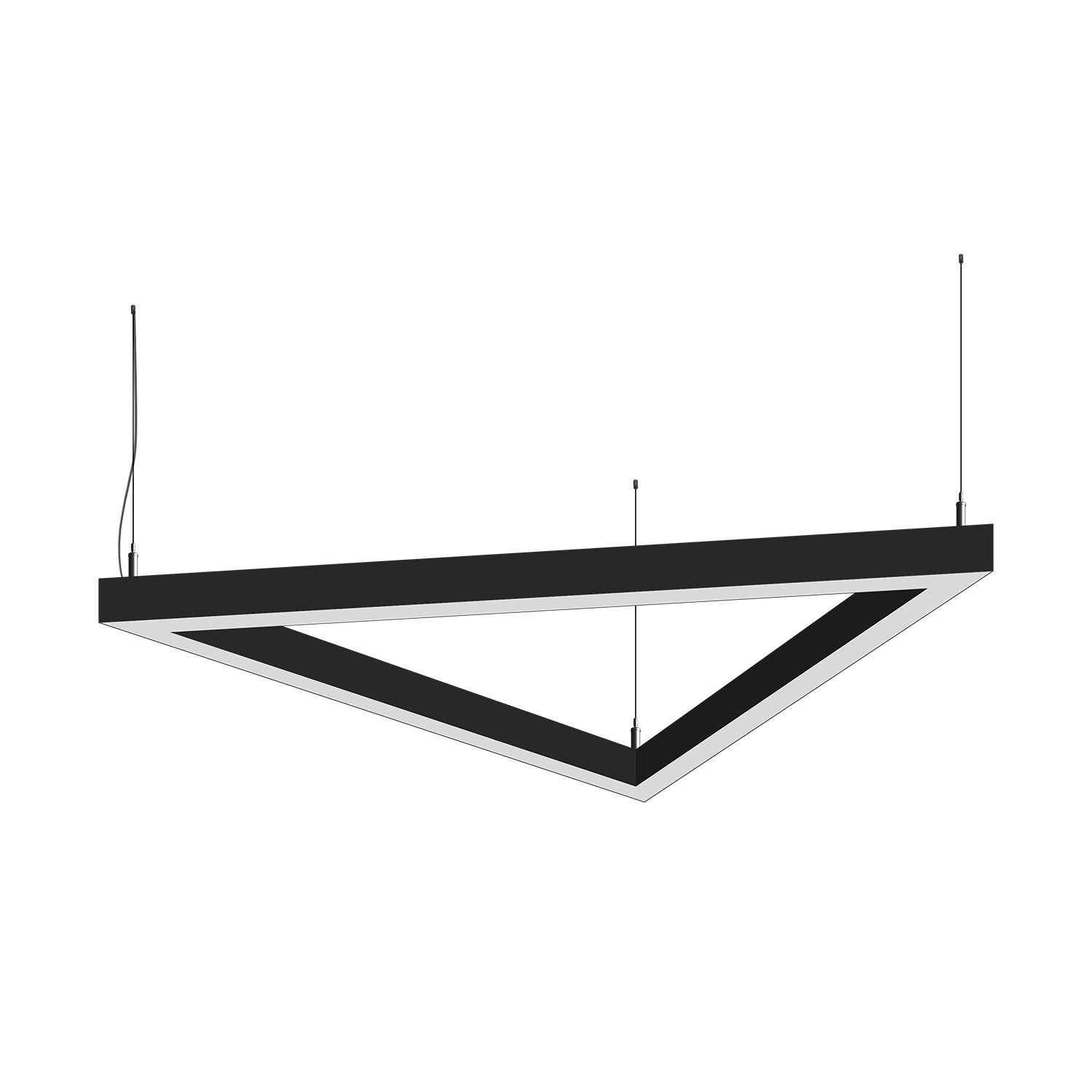 Cветодиодный фигурный светильник MS-TRIO-O Треугольник 3x500mm 30W 3000/4000/6000К - изображение товара
