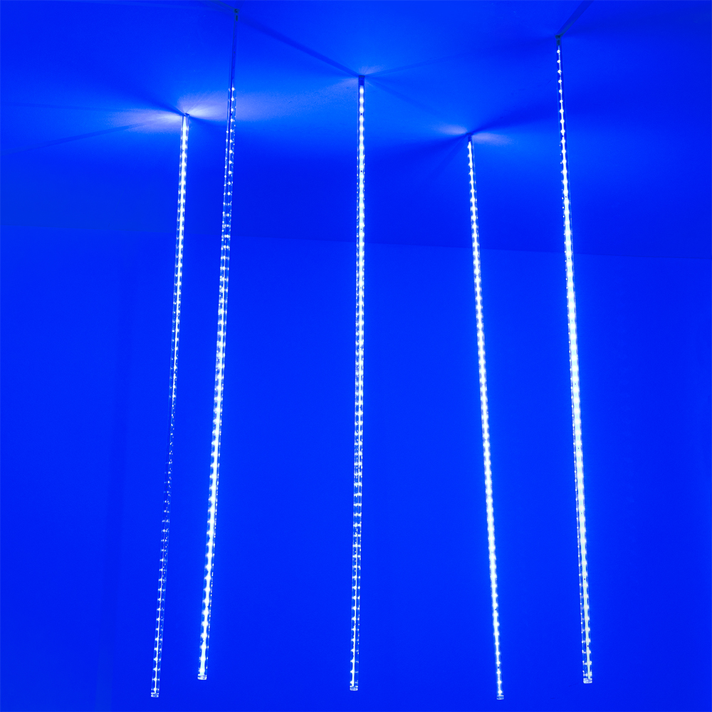 Светодиодная гирлянда ARD-ICEFALL-CLASSIC-D12-1000-5PCS-CLEAR-120LED-LIVE BLUE (230V, 11W) (Ardecoled, IP65)
