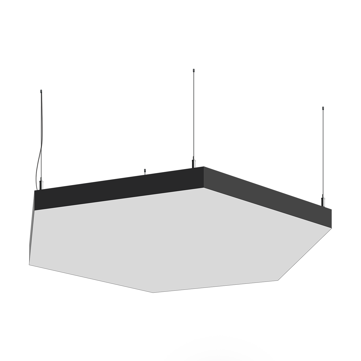Cветодиодный фигурный светильник MS-HEX Гексагон 500mm 40W 3000/4000/6000K