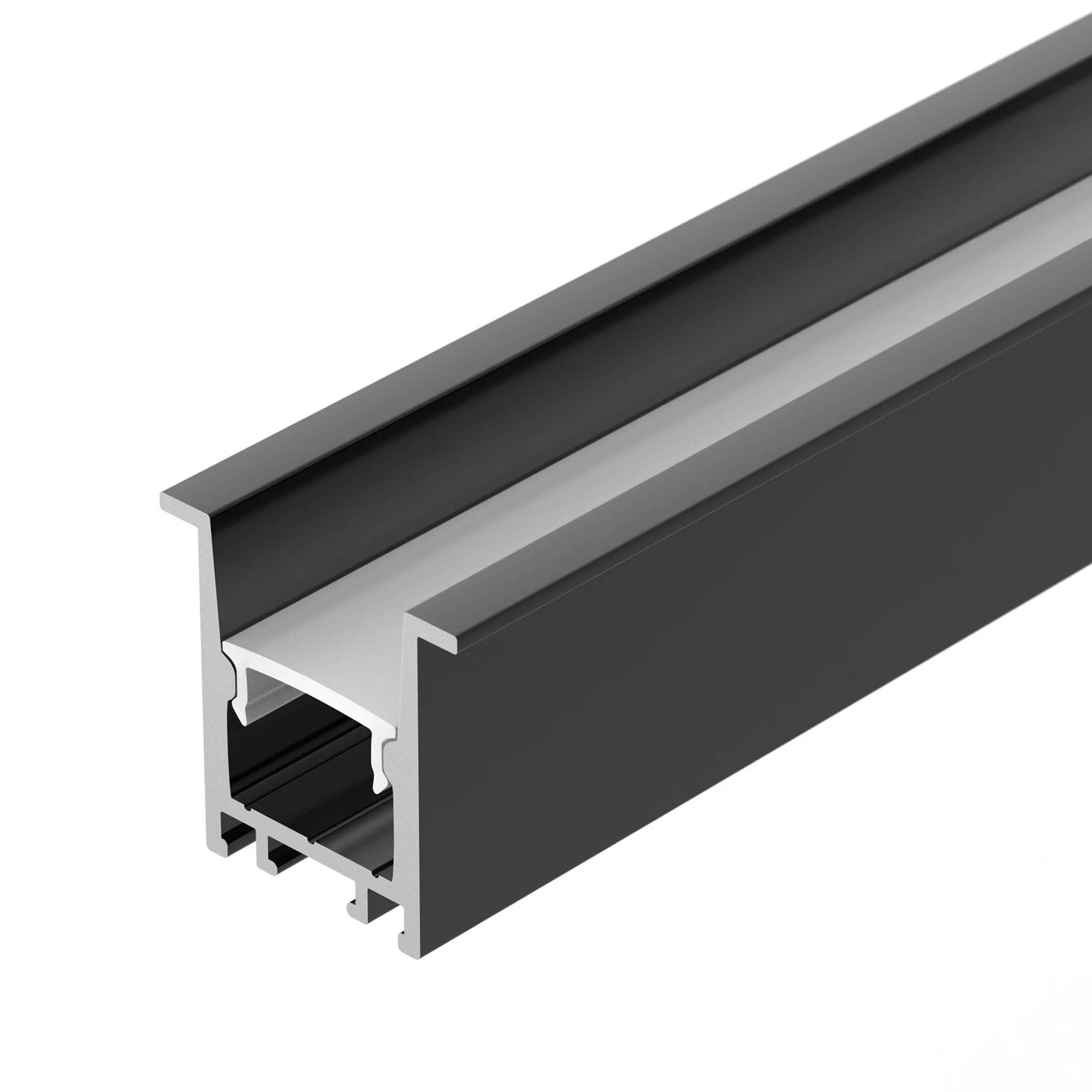 Профиль SL-COMFORT-2322-F-2000 ANOD BLACK (Arlight, Алюминий) - изображение товара