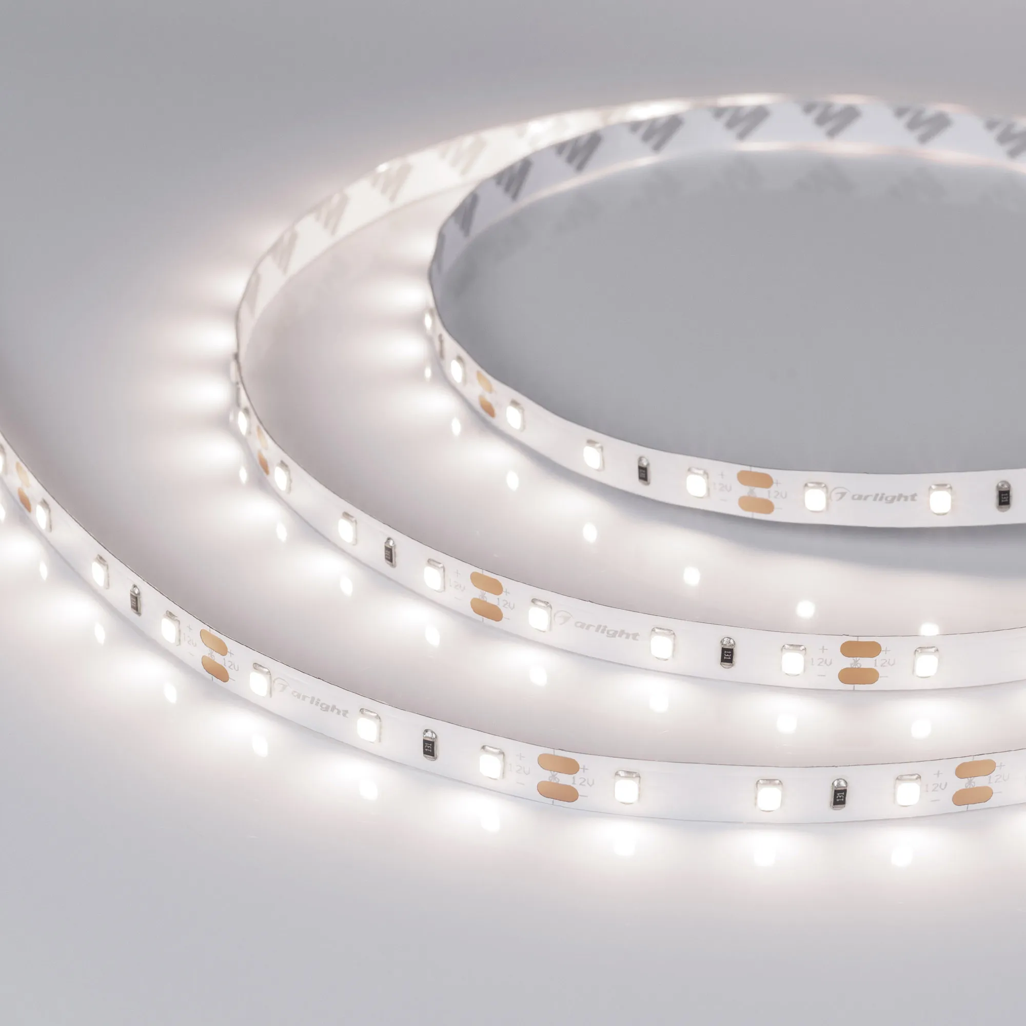 Лента светодиодная RT-A60-8mm 12V Day4000 (4.8 W/m, IP20, 2835, 5m) (Arlight, Открытый) - изображение товара