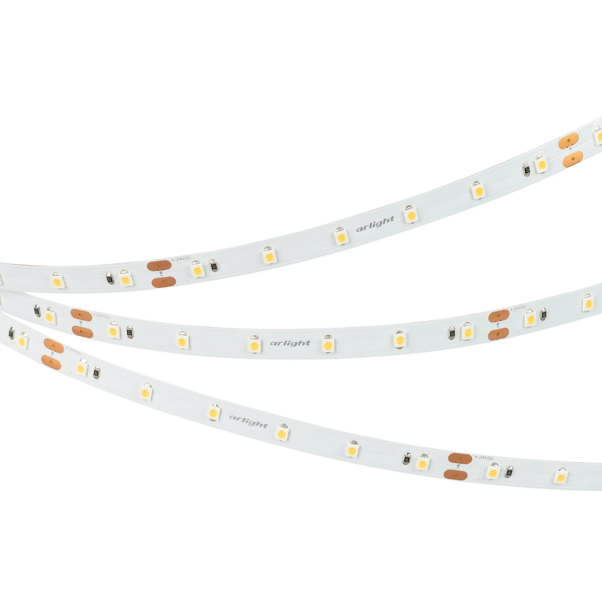 Лента светодиодная NT-A60-8mm 24V Day5000 (4.8 W/m, IP20, 3528, 5m) (Arlight, Открытый)
