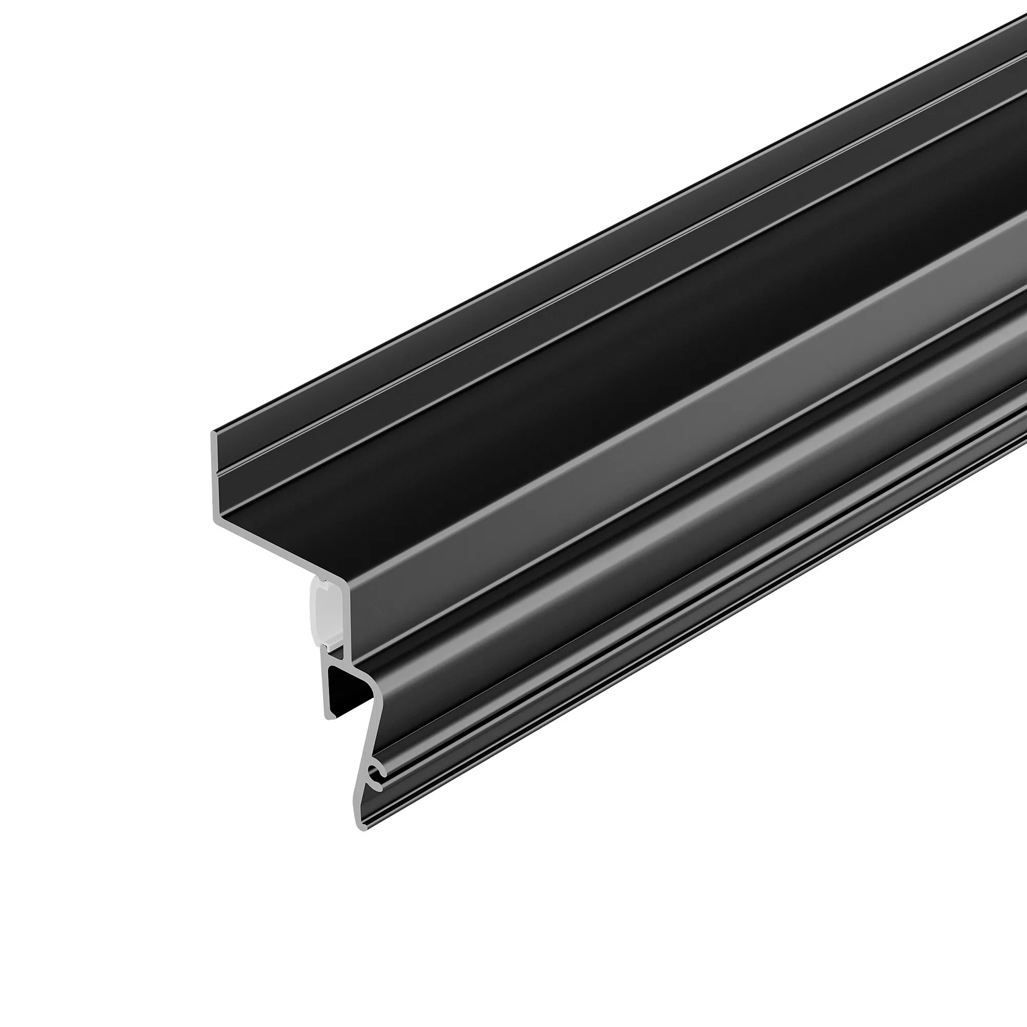Профиль STRETCH-SHADOW-2000 BLACK (A2-CONTOUR-PRO) (Arlight, Алюминий) - изображение товара