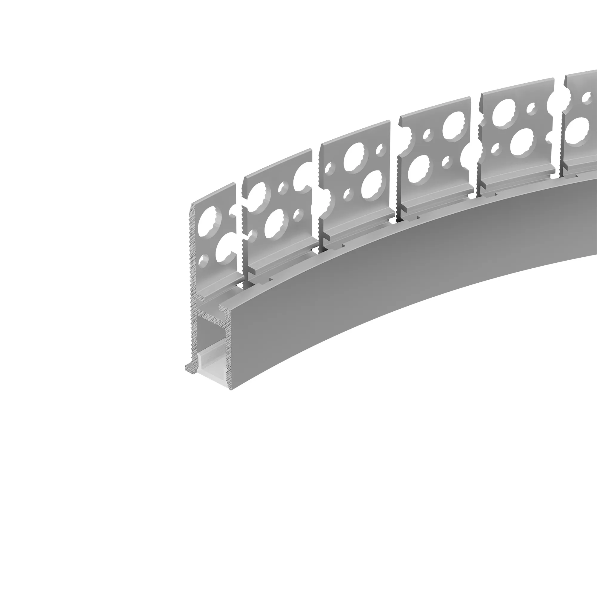 Профиль WALL-FANTOM-BENT-W10-SIDE-2000 ANOD (Arlight, Алюминий) - изображение товара