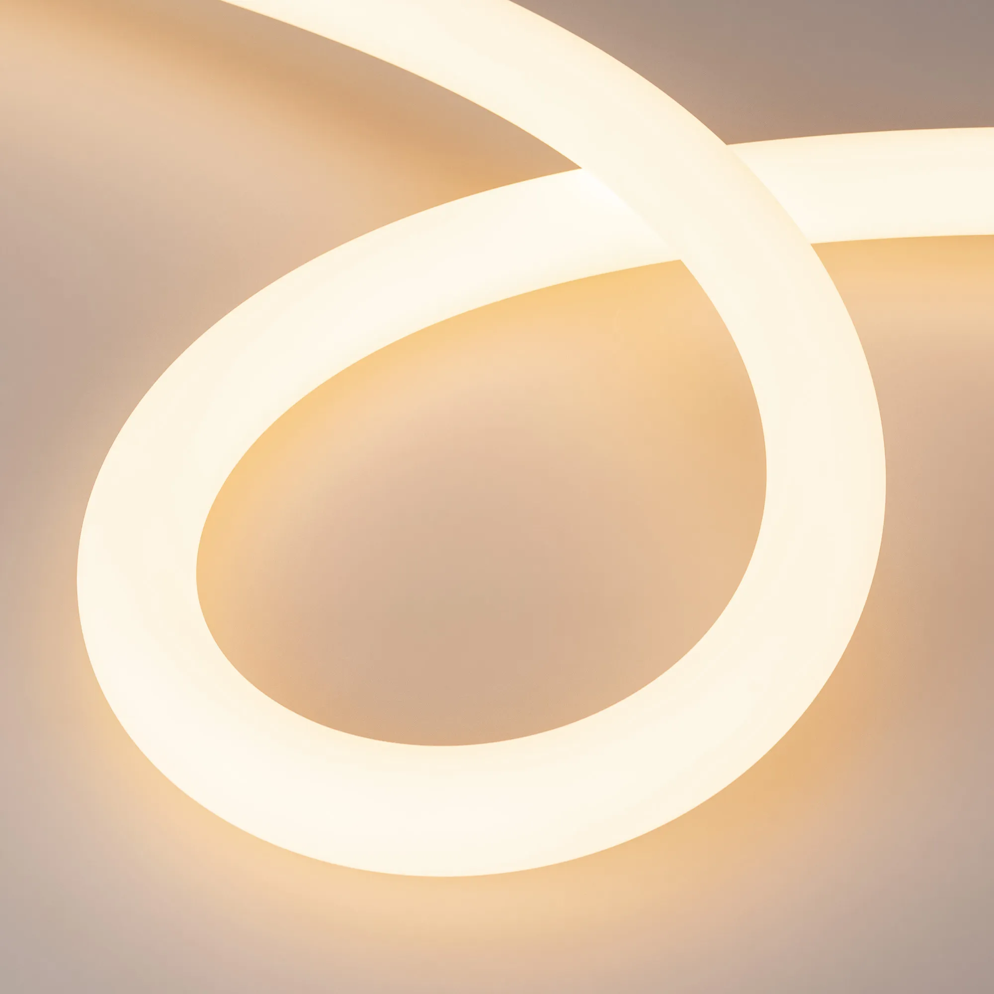 Лента светодиодная герметичная MOONLIGHT-SIDE-A336-D40mm 24V Warm2400 360deg (15 W/m, IP65, 2835, 5m, wire x1) (Arlight, Вывод боковой, 3 года) - изображение товара