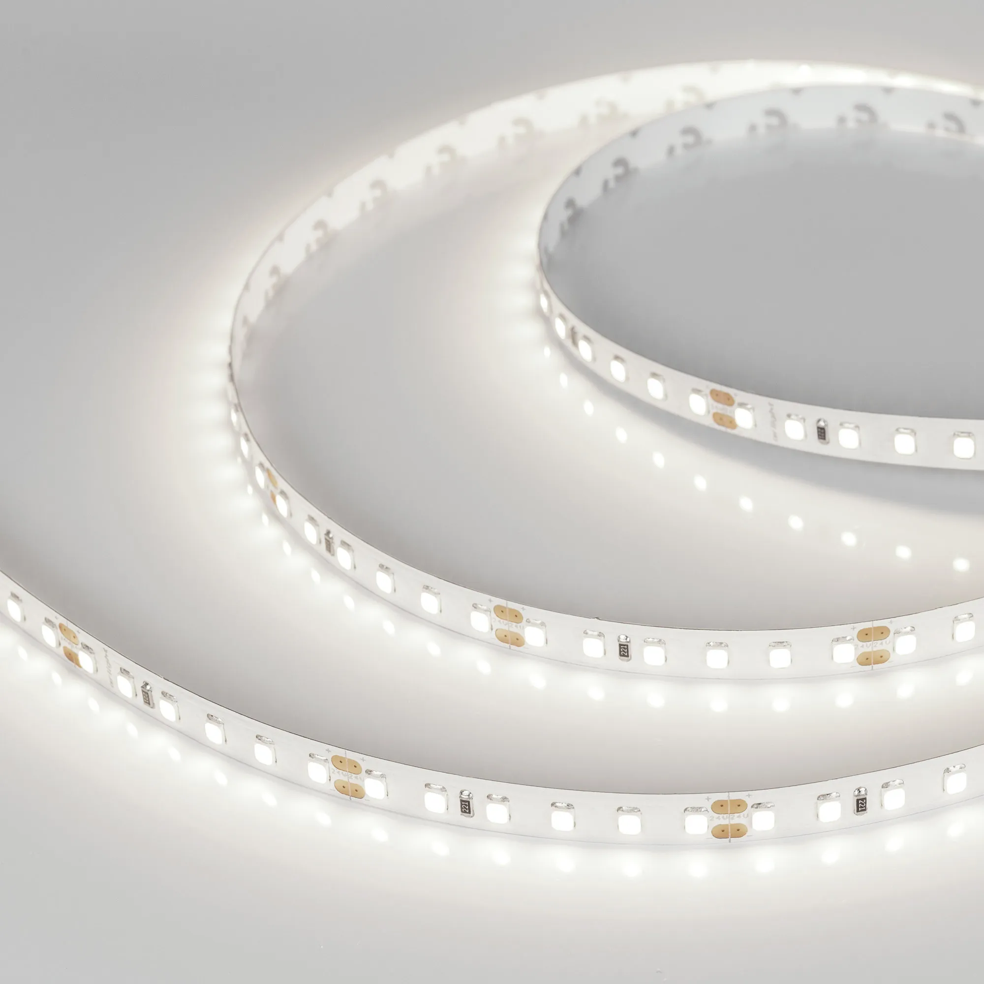 Лента светодиодная RT-A120-8mm 24V Day5000 (14.4 W/m, IP20, 2835, 5m) (Arlight, Открытый) - изображение товара