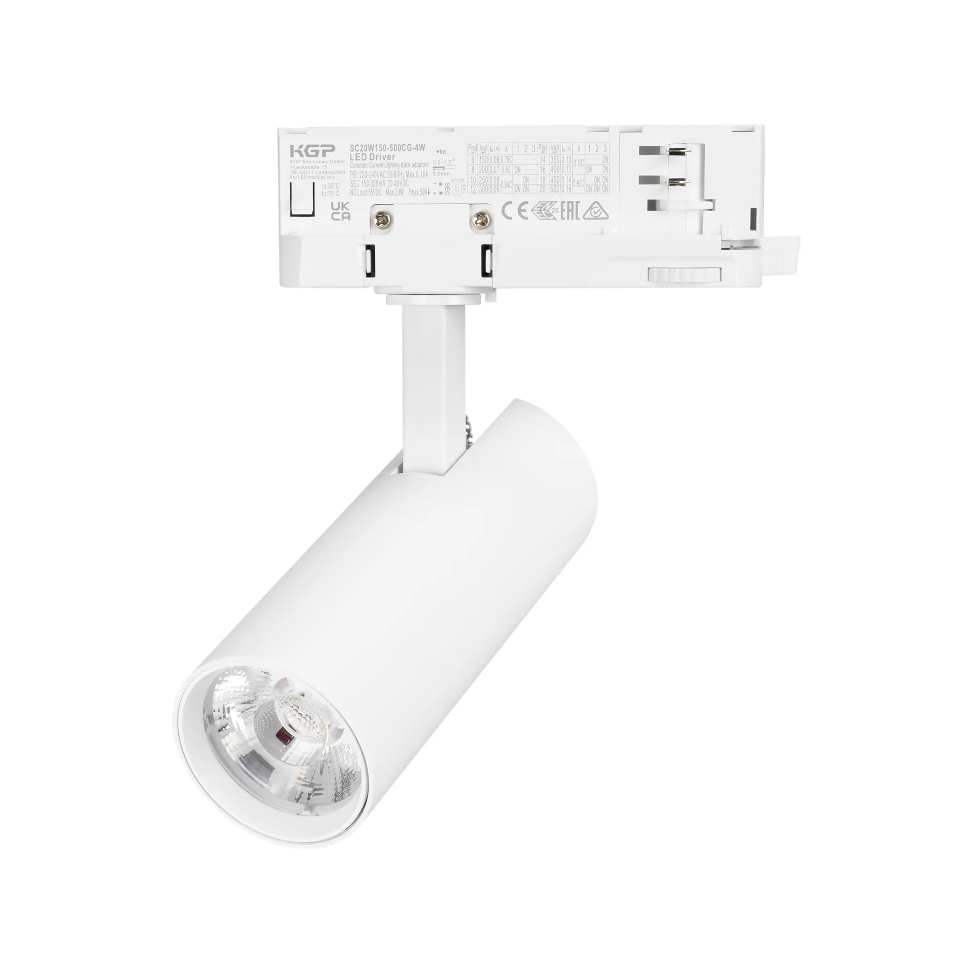 Светильник LGD-GERA-4TR-R55-10W Warm3000 (WH, 15 deg, 230V) (Arlight, IP20 Металл, 5 лет) - изображение товара