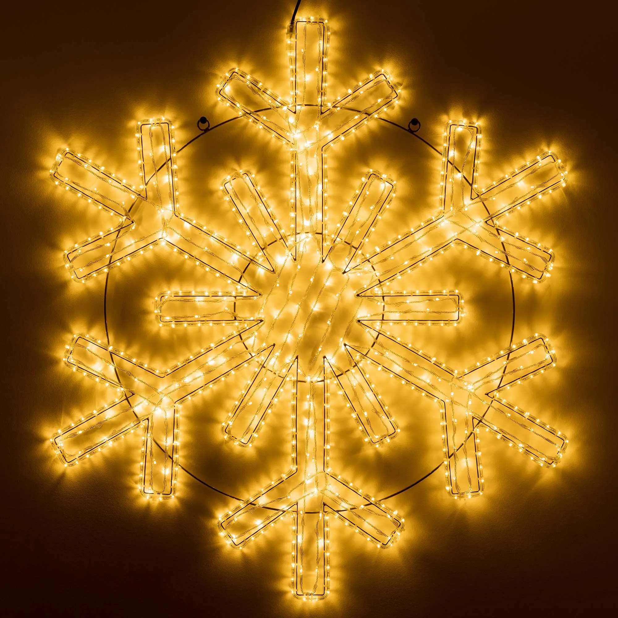Фигура ARD-SNOWFLAKE-M11-1250x1200-604LED Warm (230V, 36.5W) (Ardecoled, IP65) - изображение товара