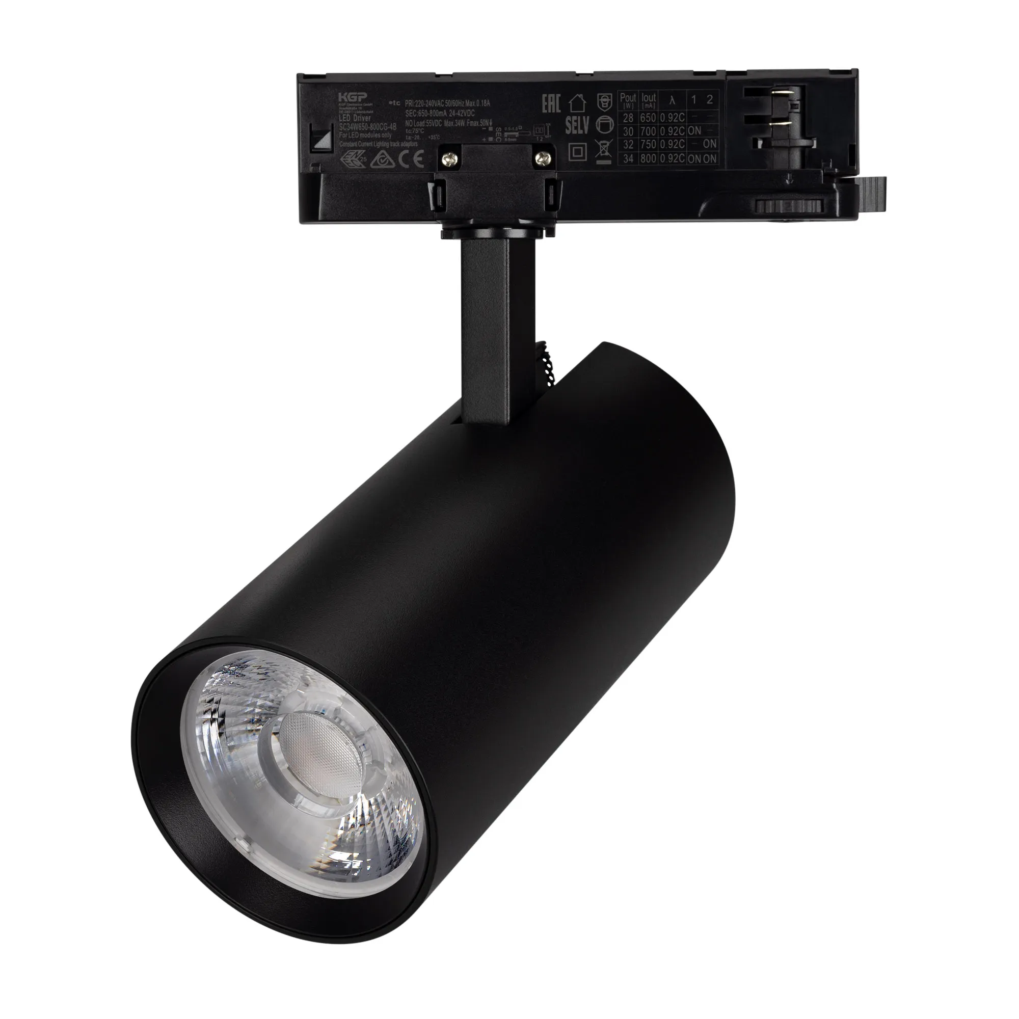Светильник LGD-GERA-4TR-R90-30W Warm3000 (BK, 36 deg, 230V) (Arlight, IP20 Металл, 5 лет)