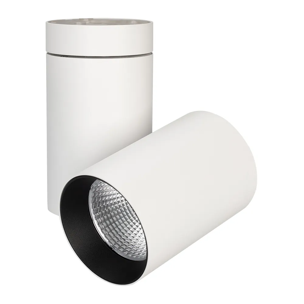 Светильник SP-POLO-SURFACE-TURN-R85-15W White5000 (WH-BK, 40 deg) (Arlight, IP20 Металл, 3 года)