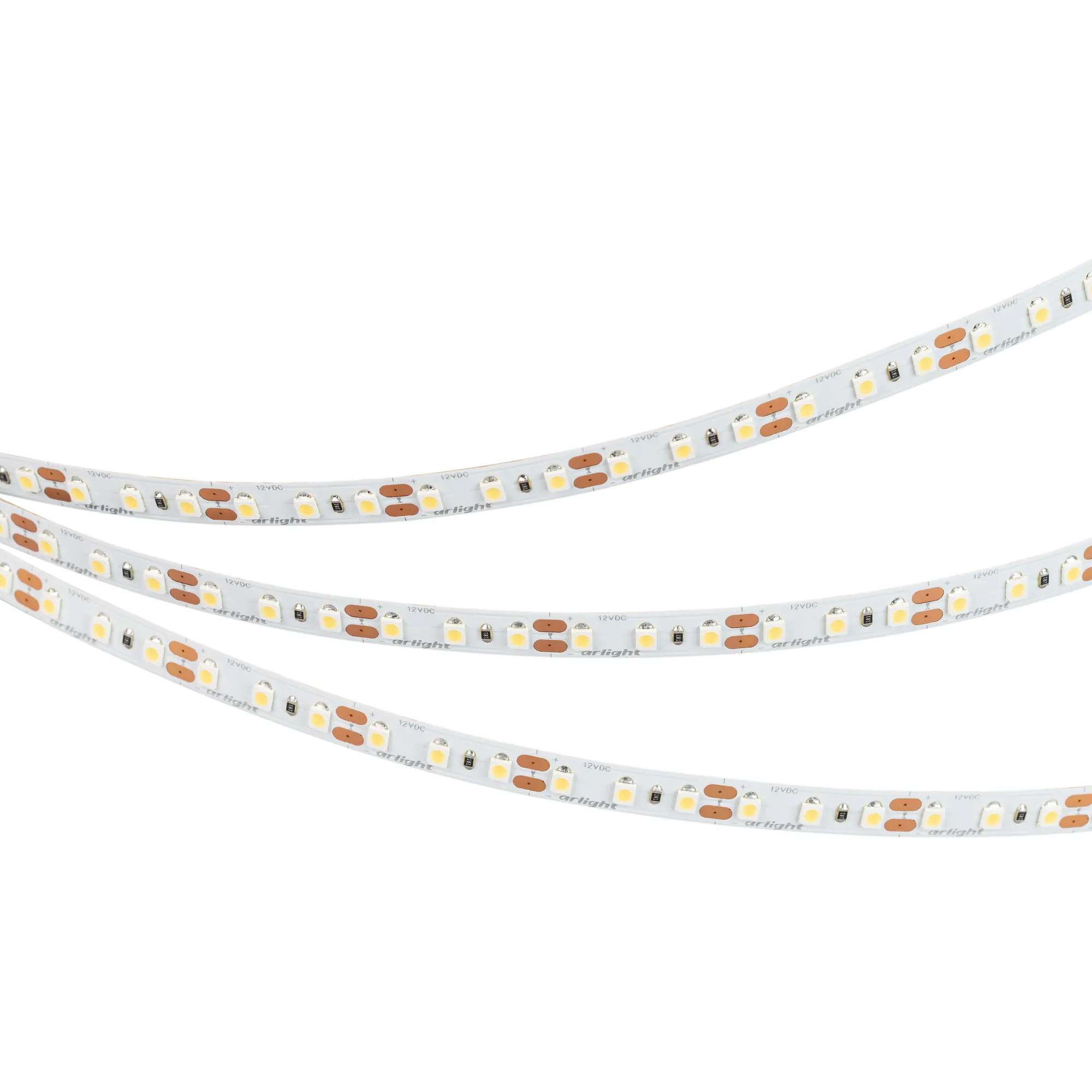 Лента светодиодная NT-A120-8mm 12V Warm3500 (9.6 W/m, IP20, 3528, 5m) (Arlight, 9.6 Вт/м, IP20)