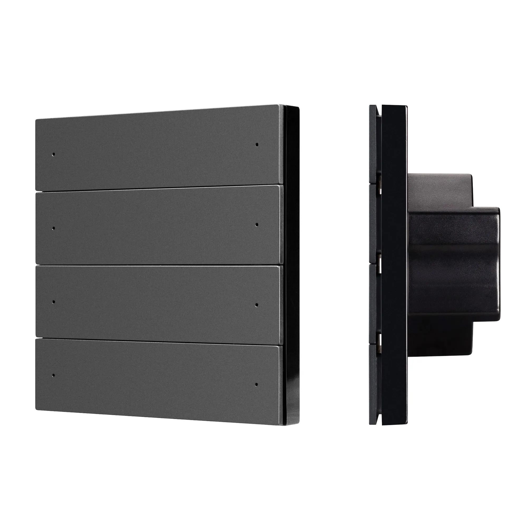 INTELLIGENT ARLIGHT Кнопочная панель SMART DALI-301-22-8K-D2-IN Black (BUS, Frameless) (IARL, IP20 Пластик, 5 лет)