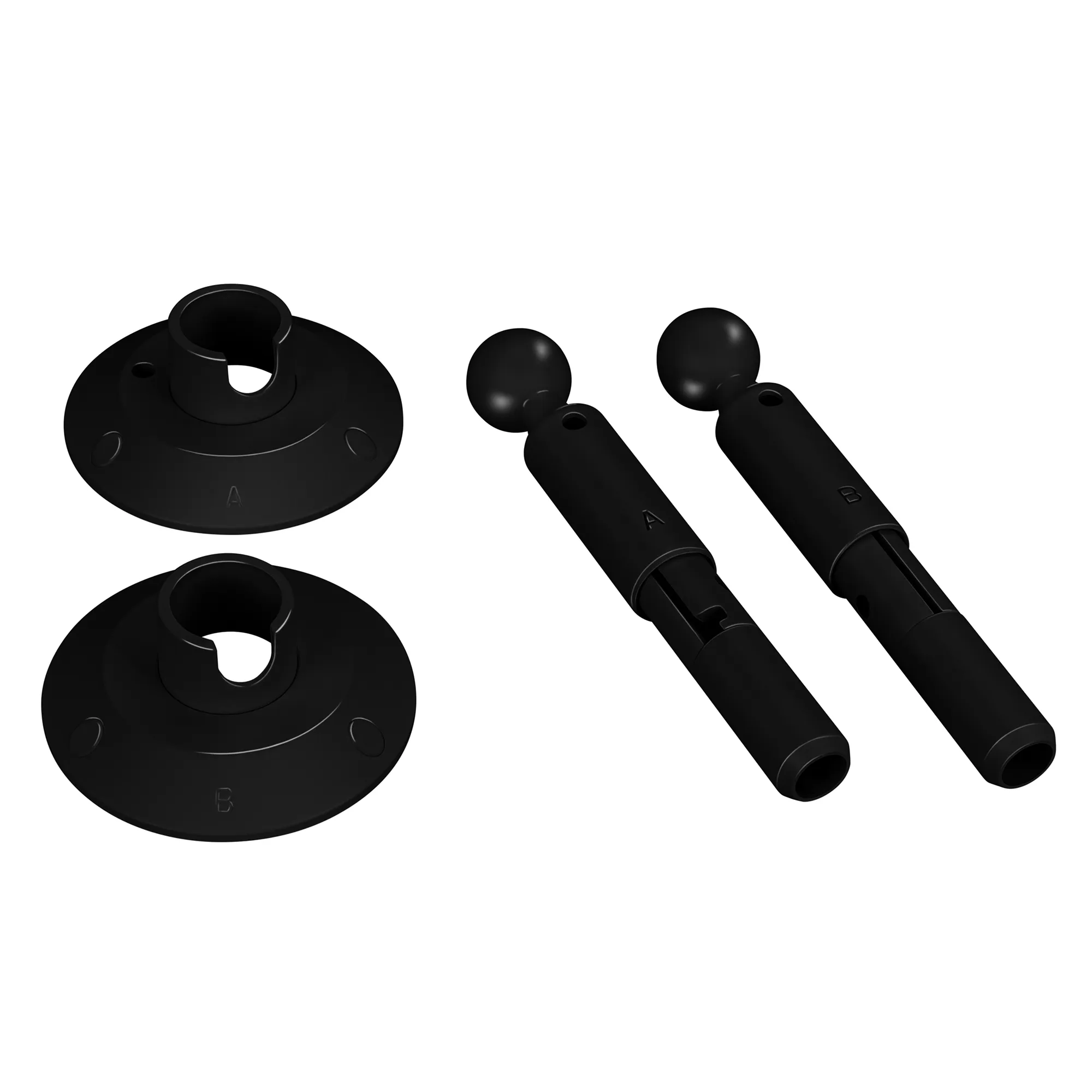 Крепление MOONLIGHT-COTTON-ROUND-D13-S-KIT Black (Arlight, Металл) - изображение товара