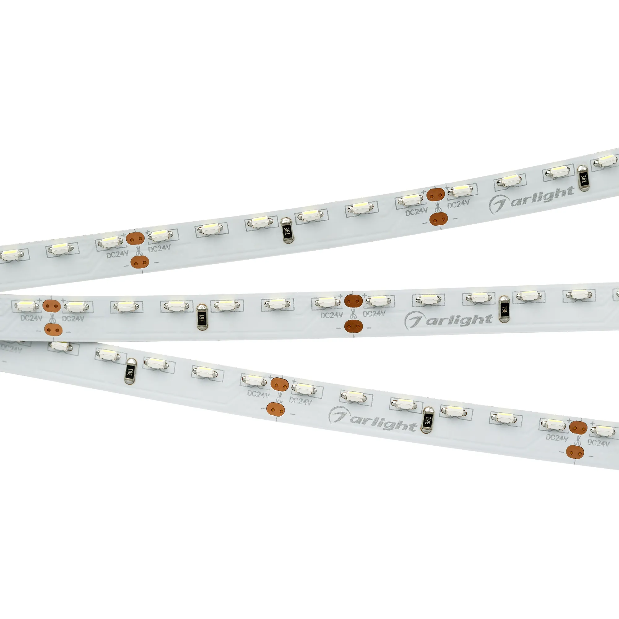 Лента светодиодная RS 2-5000 24V Cool 10K 2x (3014, 120 LED/m, LUX) (Arlight, 9.6 Вт/м, IP20)