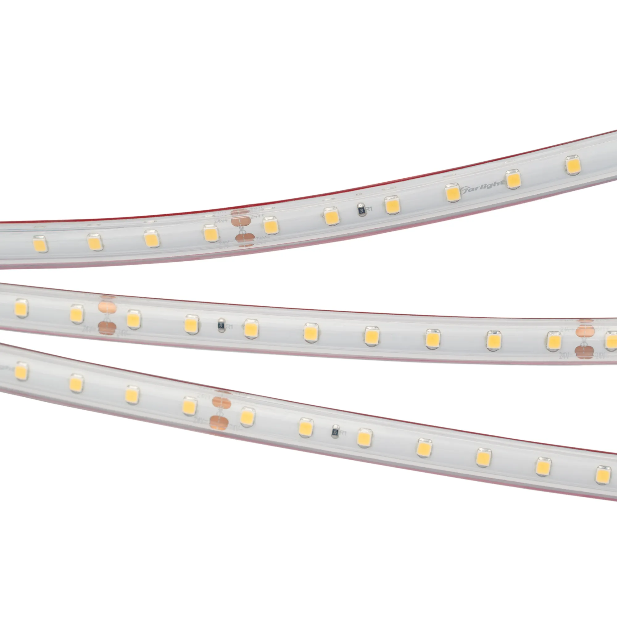 Лента светодиодная RTW 2-5000PS-50m 24V Warm3000 (2835, 80 LED/m, LUX) (Arlight, 6 Вт/м, IP67)