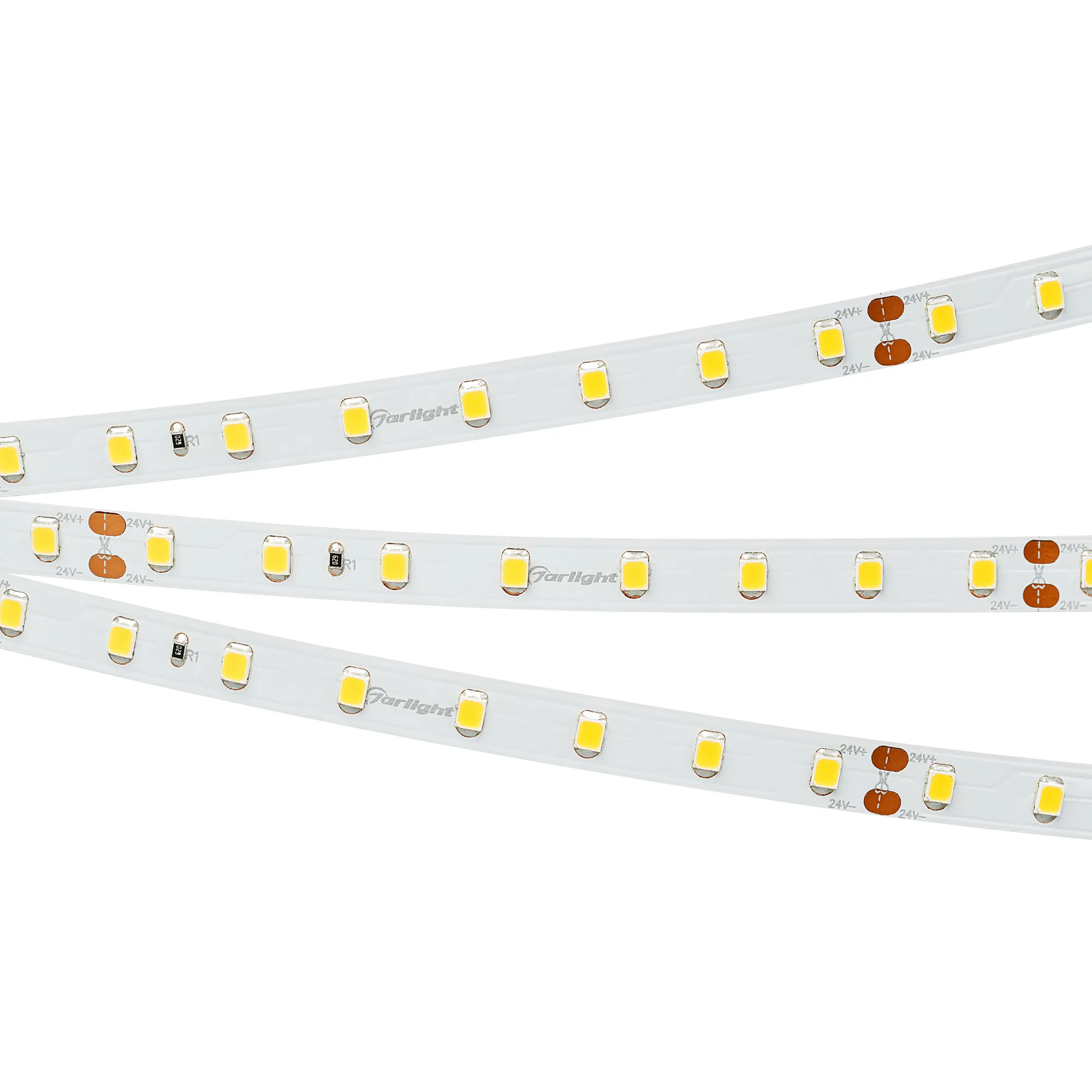 Лента светодиодная RT 2-5000-50m 24V Warm3500 (2835, 80 LED/m, LUX) (Arlight, 6 Вт/м, IP20)