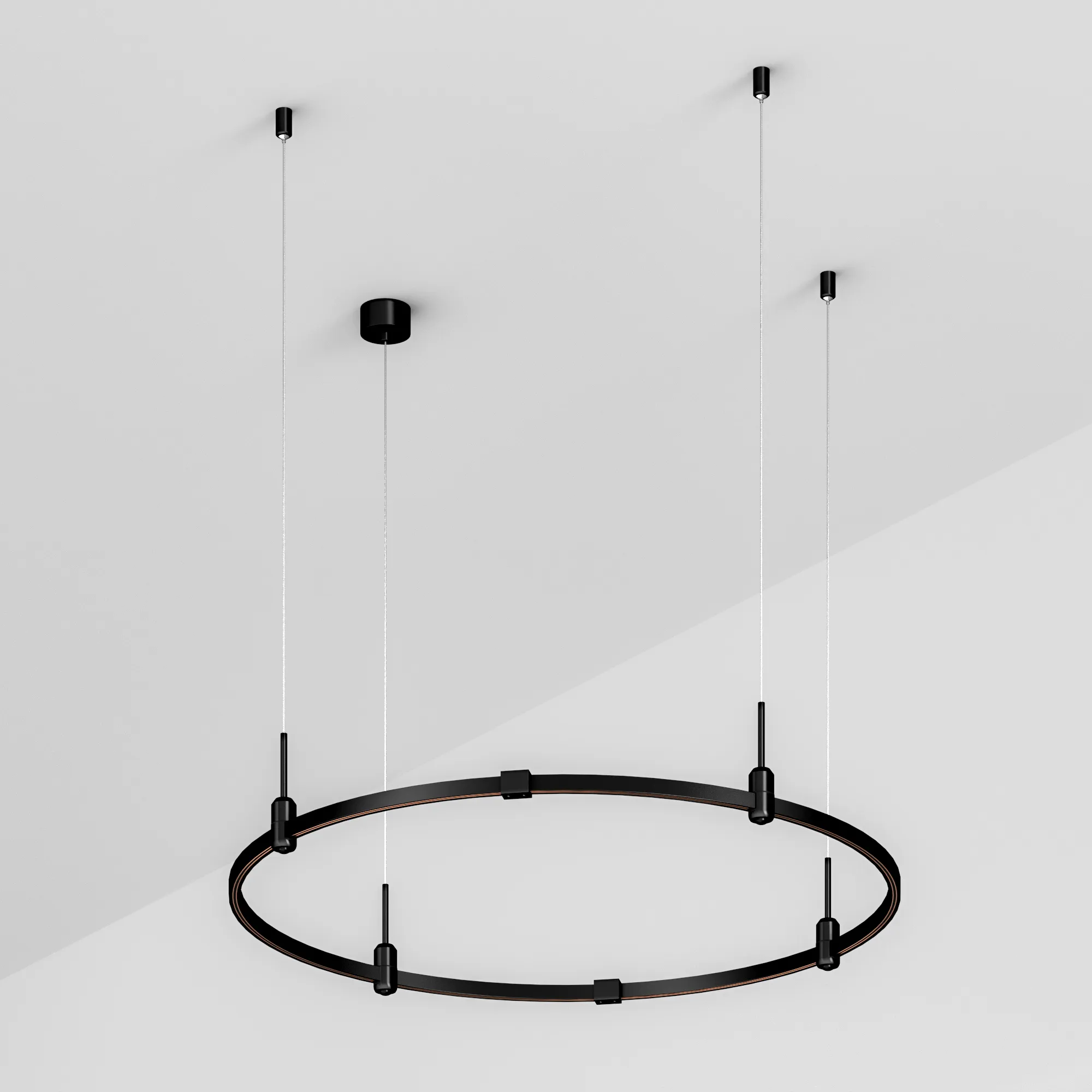 Трек ART-APRIORI-ROUND-HANG-R1000 (BK) (Arlight, IP20 Металл, 3 года)