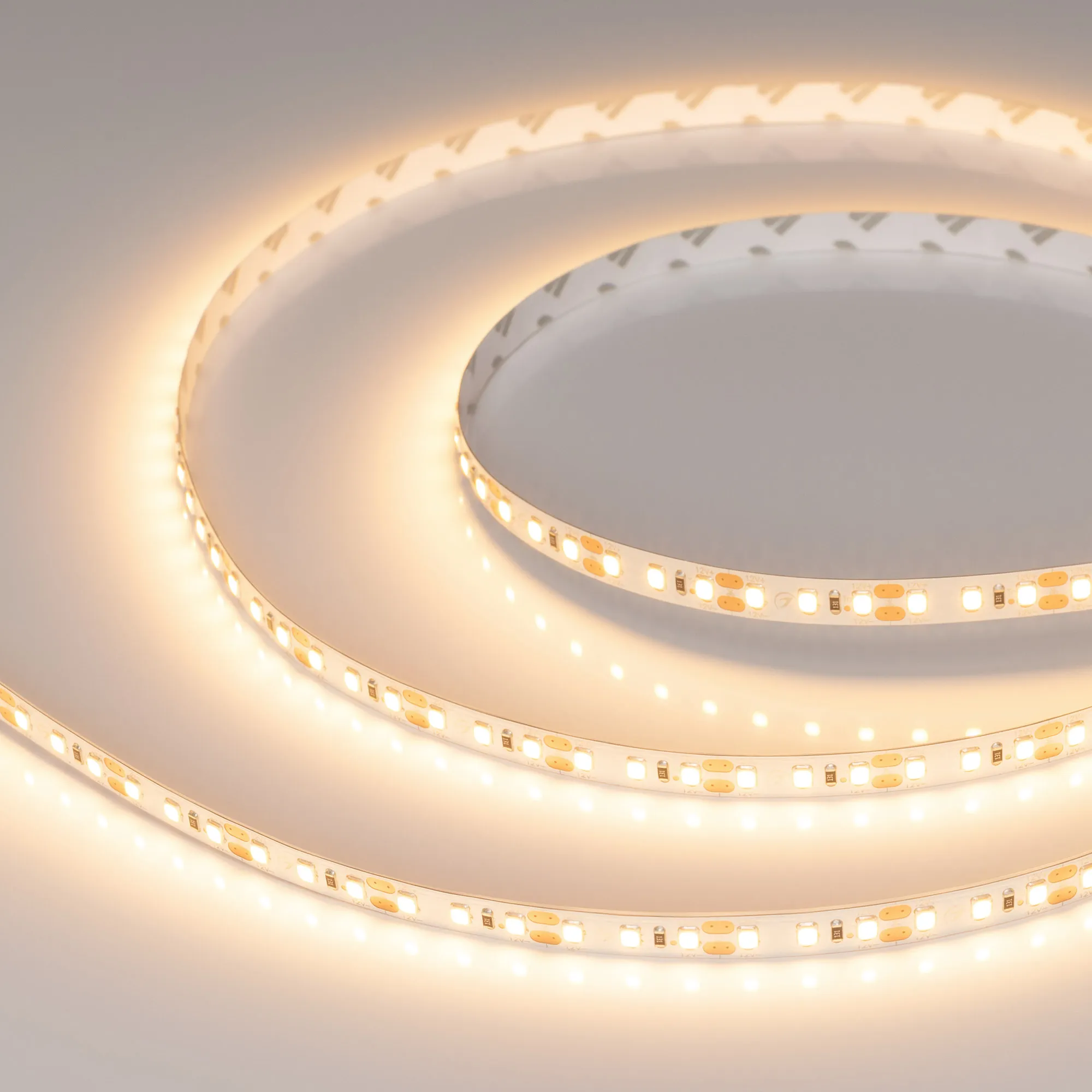 Лента светодиодная RT-A120-8mm 12V Warm2700 (9.6 W/m, IP20, 2835, 5m) (Arlight, Открытый) - изображение товара