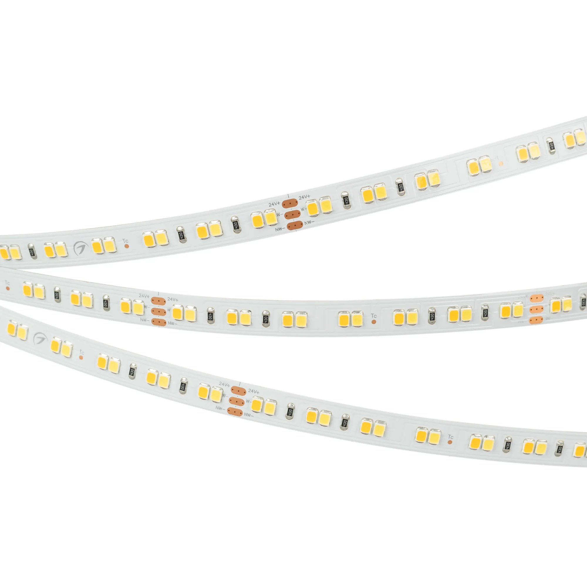 Лента светодиодная RT-A140-10mm 24V White-MIX (19.2 W/m, IP20, 2835, 5m) (Arlight, Изменяемая ЦТ) - изображение товара