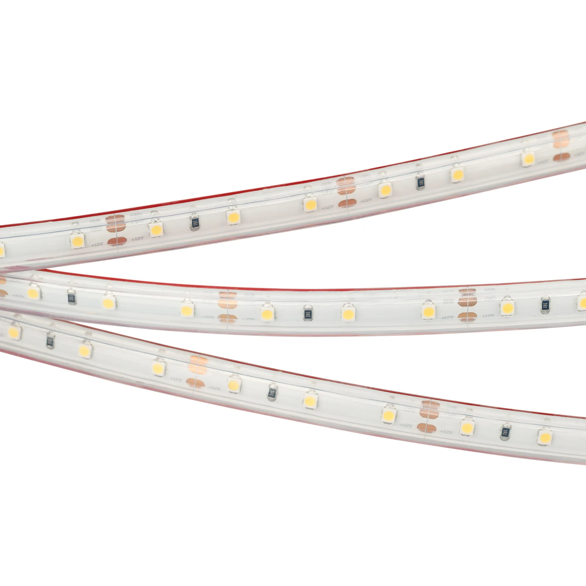 Лента светодиодная RTW 2-5000PS 12V White6000 (3528, 300 LED, LUX) (Arlight, 4.8 Вт/м, IP67)